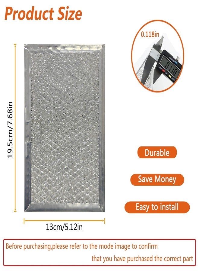 Walmine Microwave Grease Filter Replacement 5304464105 WB06X10608 for GE Frigidaire Gallery - Image 2